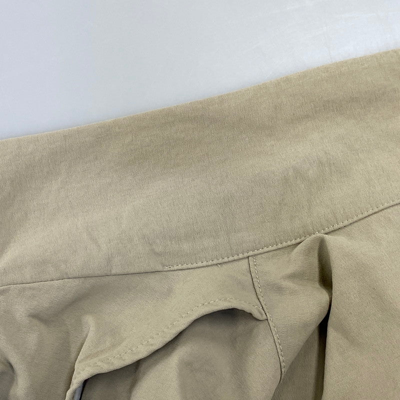 【中古品】【メンズ】 NEWERA ニューエラ OPENCOLLAR NYLON SS SHIRT オープンカラー ナイロン ショートスリーブ シャツ トップス 半袖 148-260807-cs-05-izu サイズ：L カラー：ベージュ 万代Net店