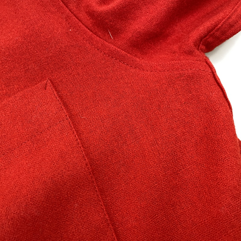 【中古品】【メンズ】 PENDLETON ペンドルトン WOOL OPENCOLLAR L/S SHIRT ウール オープンカラー ロングスリーブ シャツ 長袖 USA製 146-260802-as-06-izu サイズ：M カラー：レッド 万代Net店