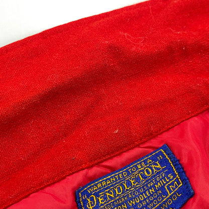 【中古品】【メンズ】 PENDLETON ペンドルトン WOOL OPENCOLLAR L/S SHIRT ウール オープンカラー ロングスリーブ シャツ 長袖 USA製 146-260802-as-06-izu サイズ：M カラー：レッド 万代Net店