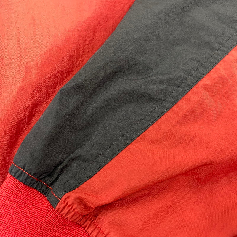 【中古品】【メンズ】 NIKE ナイキ タイ製 CENTER SWOOSH NYLON PULLOVER SHIRT センター スウッシュ ナイロン プルオーバー シャツ トップス 長袖 146-260807-cs-06-izu サイズ：XXL カラー：レッド 万代Net店