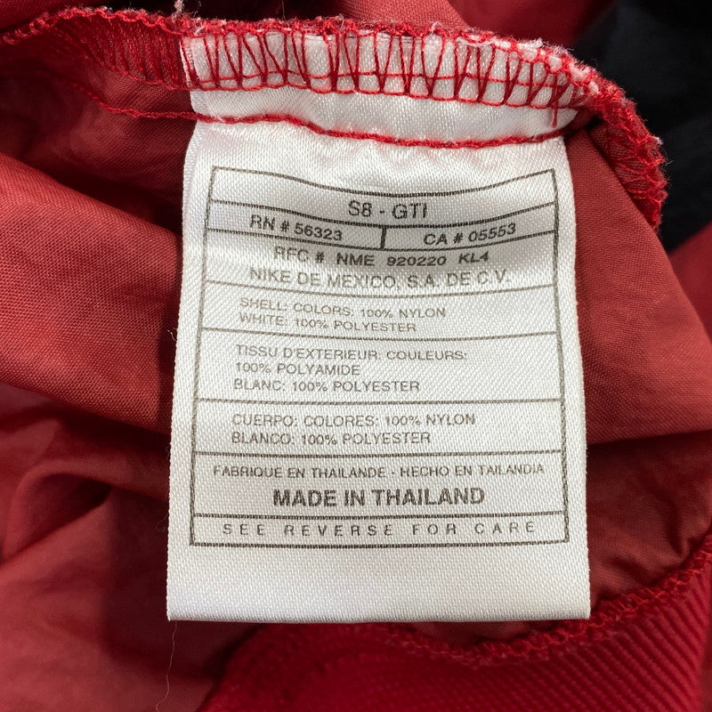 【中古品】【メンズ】 NIKE ナイキ タイ製 CENTER SWOOSH NYLON PULLOVER SHIRT センター スウッシュ ナイロン プルオーバー シャツ トップス 長袖 146-260807-cs-06-izu サイズ：XXL カラー：レッド 万代Net店