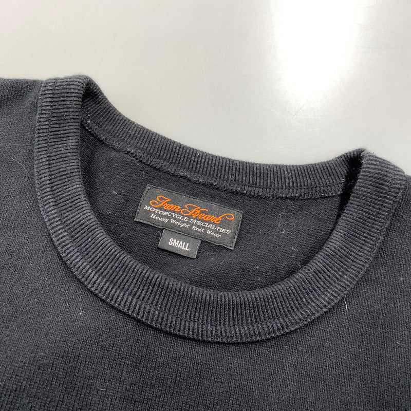 【中古品】【メンズ】 IRON HEART アイアンハート HEAVYWEIGHT S/S TEE ヘビーウェイト 半袖 Tシャツ 145-260806-as-03-izu サイズ：S カラー：ブラック 万代Net店