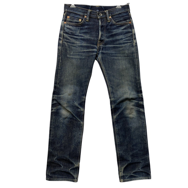 【中古品】【メンズ】 IRON HEART アイアンハート 21OZ SLIM STRAIGHT DENIM PANTS 666S-21 スリムストレート デニムパンツ ジーンズ 156-260802-as-02-izu サイズ：29×36 カラー：インディゴ 万代Net店