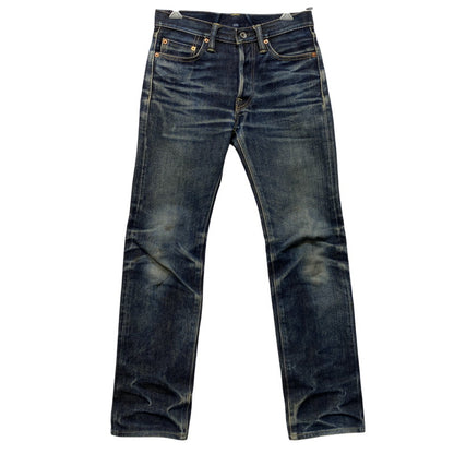 【中古品】【メンズ】 IRON HEART アイアンハート 21OZ SLIM STRAIGHT DENIM PANTS 666S-21 スリムストレート デニムパンツ ジーンズ 156-260802-as-02-izu サイズ：29×36 カラー：インディゴ 万代Net店