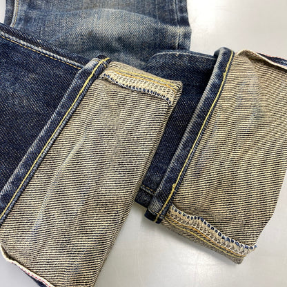 【中古品】【メンズ】 IRON HEART アイアンハート 21OZ SLIM STRAIGHT DENIM PANTS 666S-21 スリムストレート デニムパンツ ジーンズ 156-260802-as-02-izu サイズ：29×36 カラー：インディゴ 万代Net店