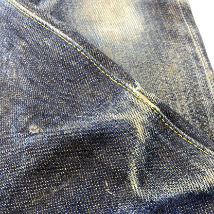 【中古品】【メンズ】 IRON HEART アイアンハート 21OZ SLIM STRAIGHT DENIM PANTS 666S-21 スリムストレート デニムパンツ ジーンズ 156-260802-as-02-izu サイズ：29×36 カラー：インディゴ 万代Net店