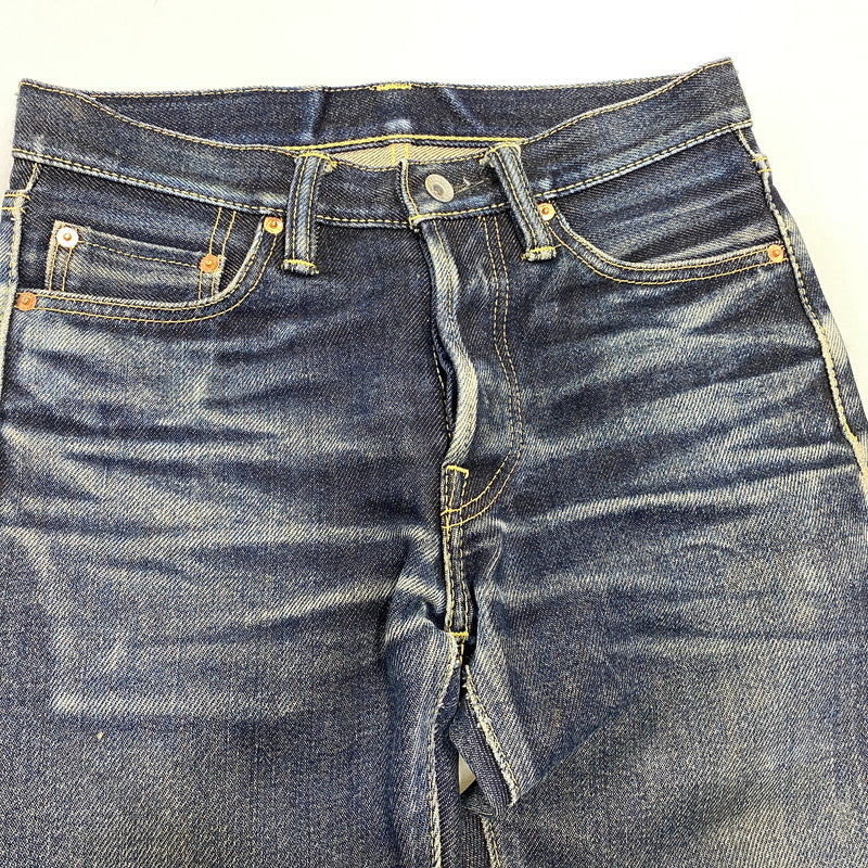 【中古品】【メンズ】 IRON HEART アイアンハート 21OZ SLIM STRAIGHT DENIM PANTS 666S-21 スリムストレート デニムパンツ ジーンズ 156-260802-as-02-izu サイズ：29×36 カラー：インディゴ 万代Net店