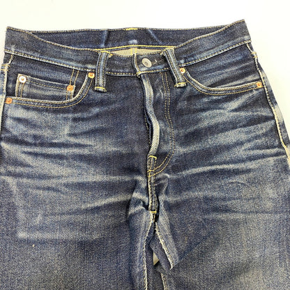 【中古品】【メンズ】 IRON HEART アイアンハート 21OZ SLIM STRAIGHT DENIM PANTS 666S-21 スリムストレート デニムパンツ ジーンズ 156-260802-as-02-izu サイズ：29×36 カラー：インディゴ 万代Net店