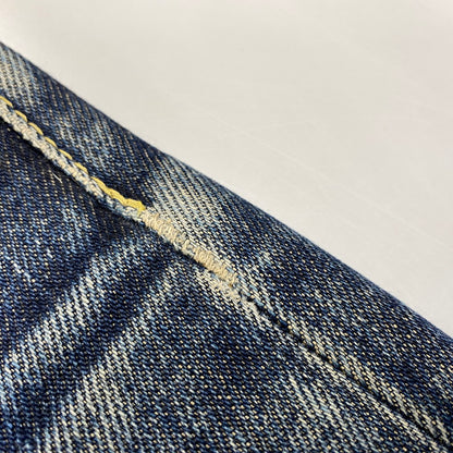 【中古品】【メンズ】 IRON HEART アイアンハート 21OZ SLIM STRAIGHT DENIM PANTS 666S-21 スリムストレート デニムパンツ ジーンズ 156-260802-as-02-izu サイズ：29×36 カラー：インディゴ 万代Net店