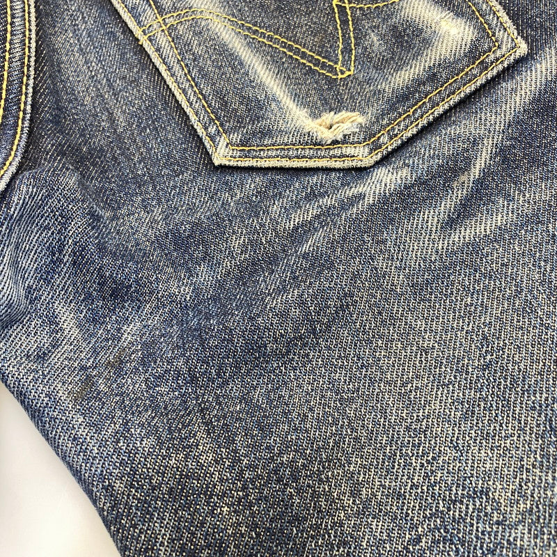 【中古品】【メンズ】 IRON HEART アイアンハート 21OZ SLIM STRAIGHT DENIM PANTS 666S-21 スリムストレート デニムパンツ ジーンズ 156-260802-as-02-izu サイズ：29×36 カラー：インディゴ 万代Net店