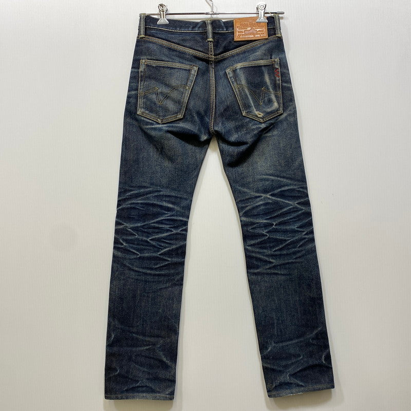 【中古品】【メンズ】 IRON HEART アイアンハート 21OZ SLIM STRAIGHT DENIM PANTS 666S-21 スリムストレート デニムパンツ ジーンズ 156-260802-as-02-izu サイズ：29×36 カラー：インディゴ 万代Net店