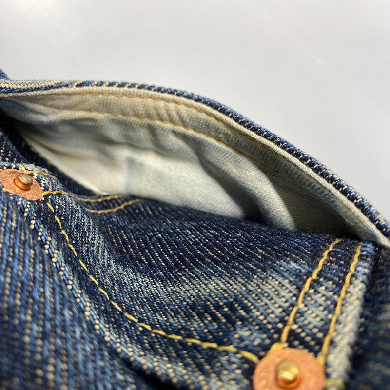 【中古品】【メンズ】 IRON HEART アイアンハート 21OZ SLIM STRAIGHT DENIM PANTS 666S-21 スリムストレート デニムパンツ ジーンズ 156-260802-as-02-izu サイズ：29×36 カラー：インディゴ 万代Net店