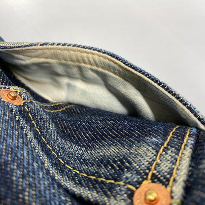 【中古品】【メンズ】 IRON HEART アイアンハート 21OZ SLIM STRAIGHT DENIM PANTS 666S-21 スリムストレート デニムパンツ ジーンズ 156-260802-as-02-izu サイズ：29×36 カラー：インディゴ 万代Net店
