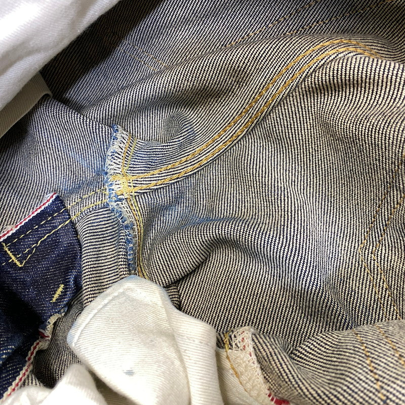 【中古品】【メンズ】 IRON HEART アイアンハート 21OZ SLIM STRAIGHT DENIM PANTS 666S-21 スリムストレート デニムパンツ ジーンズ 156-260802-as-02-izu サイズ：29×36 カラー：インディゴ 万代Net店