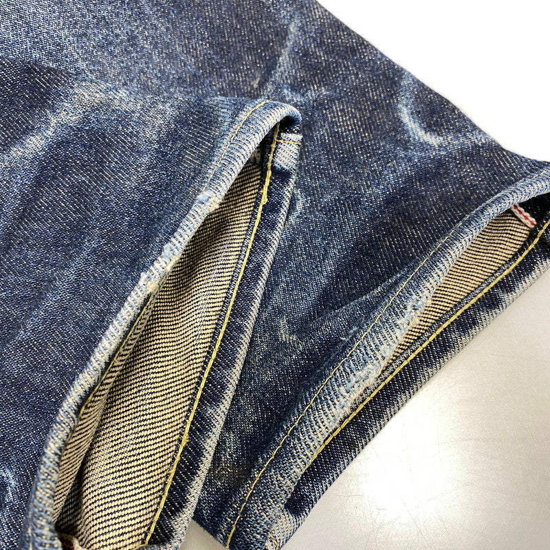 【中古品】【メンズ】 IRON HEART アイアンハート 21OZ SLIM STRAIGHT DENIM PANTS 666S-21 スリムストレート デニムパンツ ジーンズ 156-260802-as-02-izu サイズ：29×36 カラー：インディゴ 万代Net店