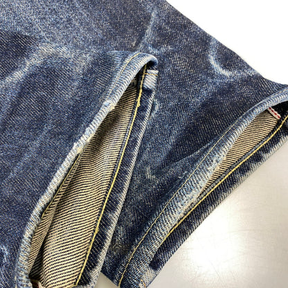 【中古品】【メンズ】 IRON HEART アイアンハート 21OZ SLIM STRAIGHT DENIM PANTS 666S-21 スリムストレート デニムパンツ ジーンズ 156-260802-as-02-izu サイズ：29×36 カラー：インディゴ 万代Net店