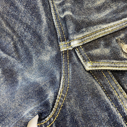 【中古品】【メンズ】 IRON HEART アイアンハート 21OZ DENIM TRACKER JACKET 526PJ デニムトラッカージャケット 145-260802-as-03-izu サイズ：36 カラー：インディゴ 万代Net店