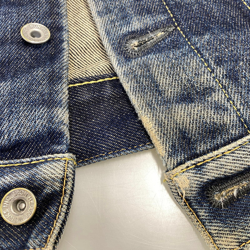 【中古品】【メンズ】 IRON HEART アイアンハート 21OZ DENIM TRACKER JACKET 526PJ デニムトラッカージャケット 145-260802-as-03-izu サイズ：36 カラー：インディゴ 万代Net店