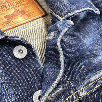 【中古品】【メンズ】 IRON HEART アイアンハート 21OZ DENIM TRACKER JACKET 526PJ デニムトラッカージャケット 145-260802-as-03-izu サイズ：36 カラー：インディゴ 万代Net店