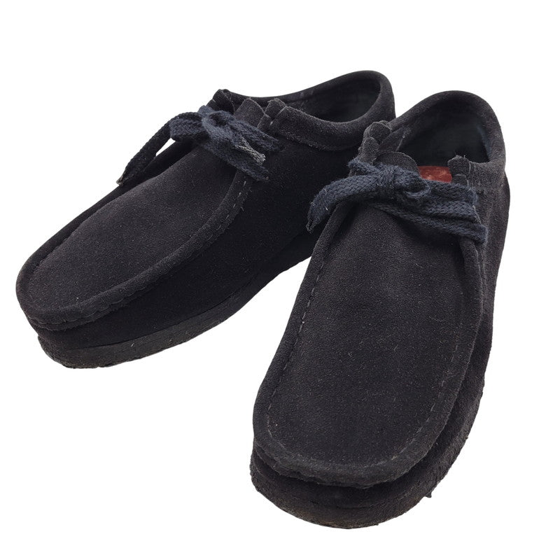 【中古品】【メンズ】 Clarks クラークス WALLABEE 21621 ワラビー シューズ 靴 164-260803-as-32-izu サイズ：US8.5 カラー：ブラック 万代Net店