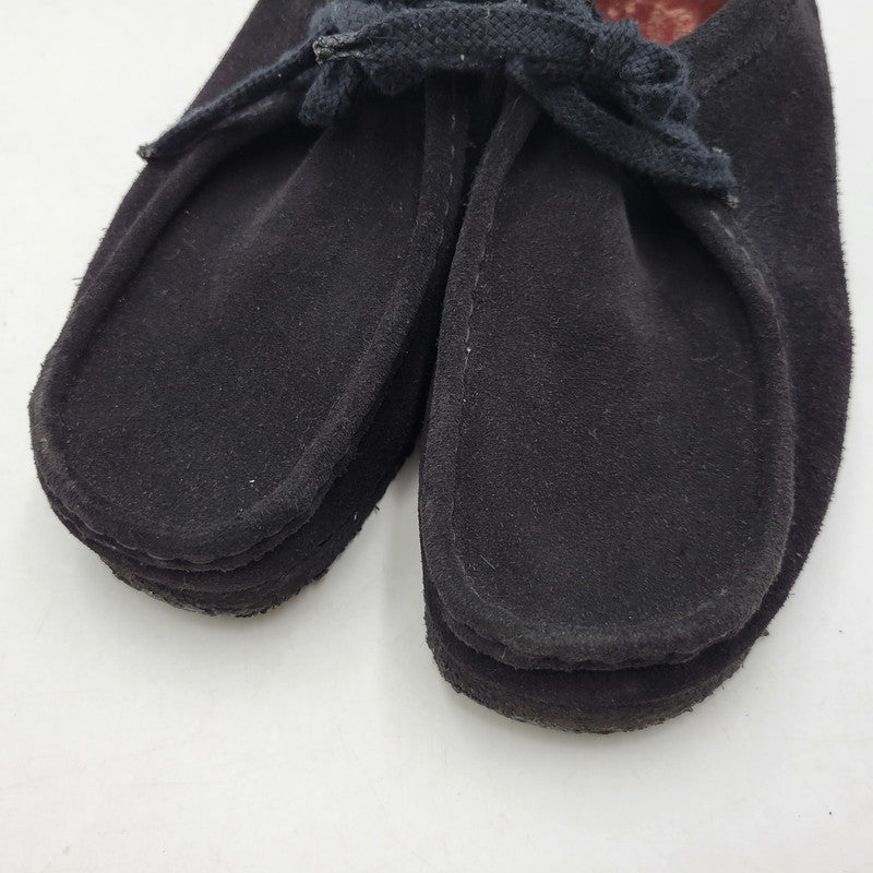 【中古品】【メンズ】 Clarks クラークス WALLABEE 21621 ワラビー シューズ 靴 164-260803-as-32-izu サイズ：US8.5 カラー：ブラック 万代Net店