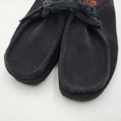 【中古品】【メンズ】 Clarks クラークス WALLABEE 21621 ワラビー シューズ 靴 164-260803-as-32-izu サイズ：US8.5 カラー：ブラック 万代Net店