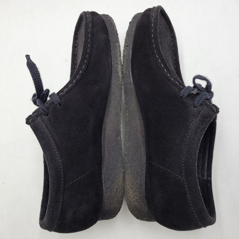 【中古品】【メンズ】 Clarks クラークス WALLABEE 21621 ワラビー シューズ 靴 164-260803-as-32-izu サイズ：US8.5 カラー：ブラック 万代Net店