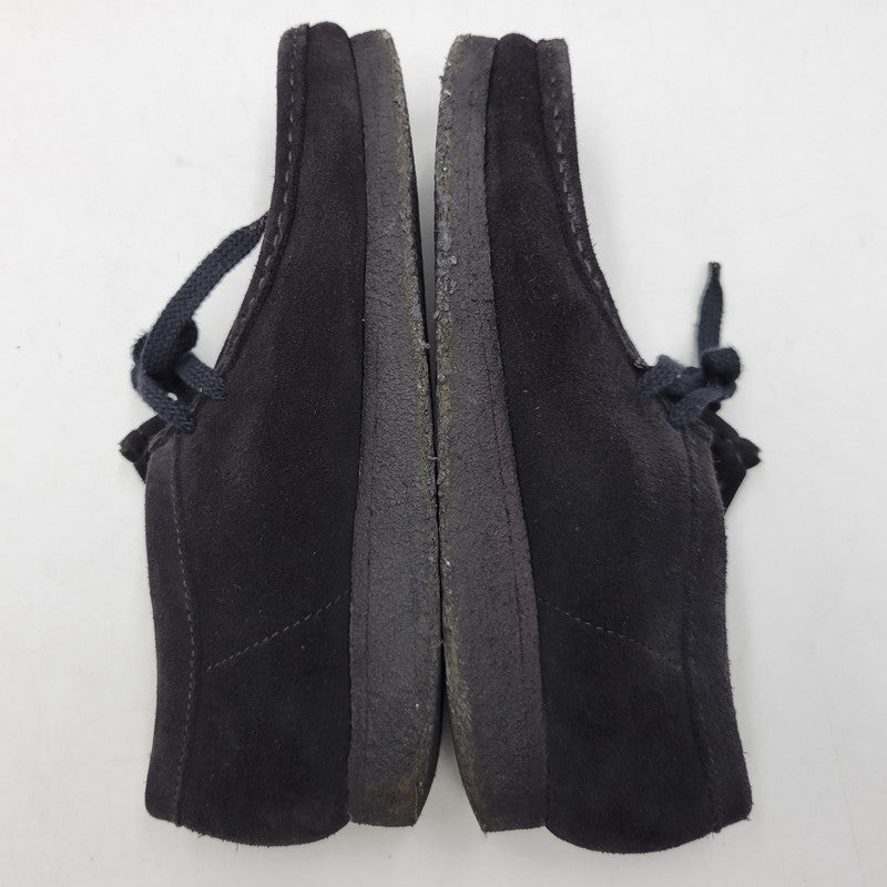 【中古品】【メンズ】 Clarks クラークス WALLABEE 21621 ワラビー シューズ 靴 164-260803-as-32-izu サイズ：US8.5 カラー：ブラック 万代Net店