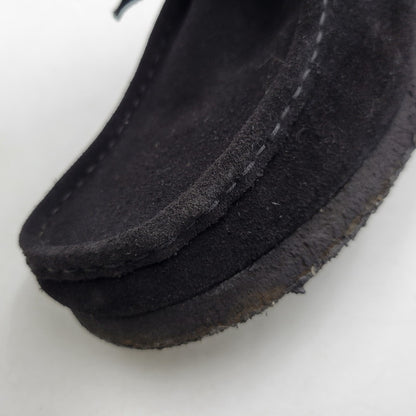 【中古品】【メンズ】 Clarks クラークス WALLABEE 21621 ワラビー シューズ 靴 164-260803-as-32-izu サイズ：US8.5 カラー：ブラック 万代Net店