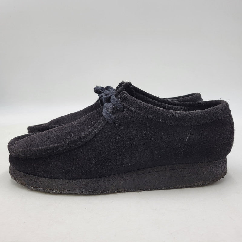 【中古品】【メンズ】 Clarks クラークス WALLABEE 21621 ワラビー シューズ 靴 164-260803-as-32-izu サイズ：US8.5 カラー：ブラック 万代Net店