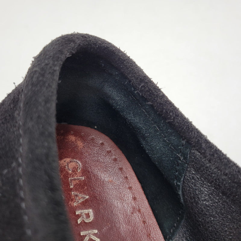 【中古品】【メンズ】 Clarks クラークス WALLABEE 21621 ワラビー シューズ 靴 164-260803-as-32-izu サイズ：US8.5 カラー：ブラック 万代Net店