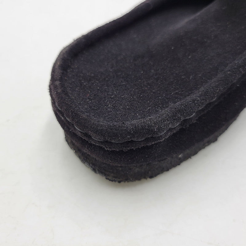 【中古品】【メンズ】 Clarks クラークス WALLABEE 21621 ワラビー シューズ 靴 164-260803-as-32-izu サイズ：US8.5 カラー：ブラック 万代Net店
