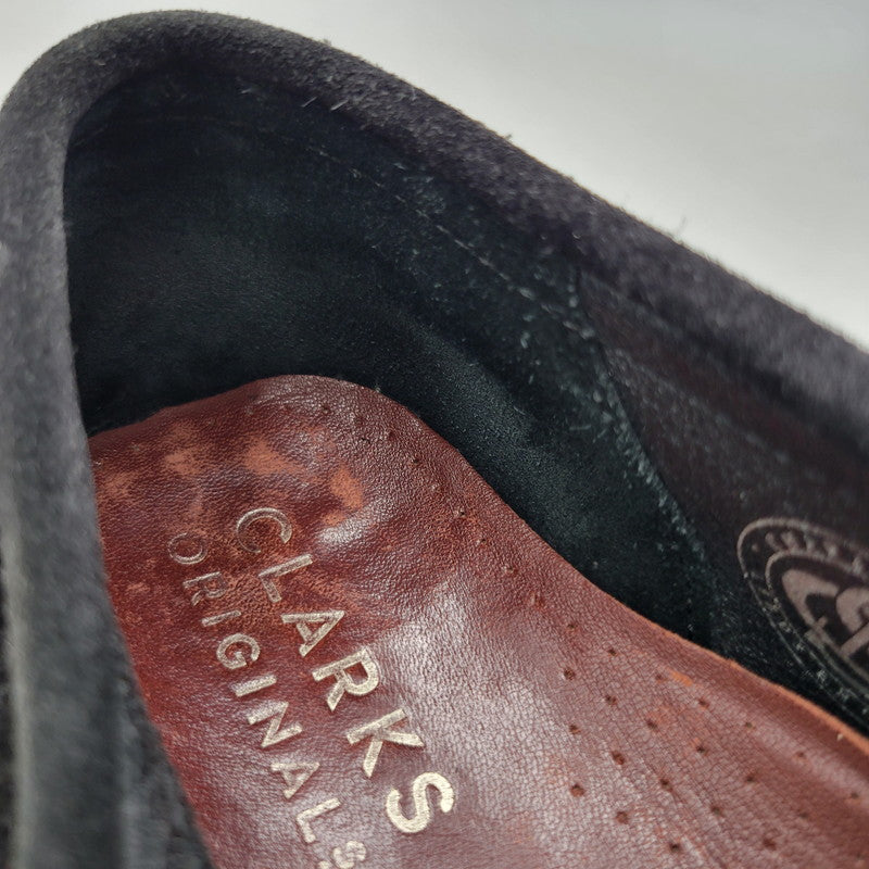 【中古品】【メンズ】 Clarks クラークス WALLABEE 21621 ワラビー シューズ 靴 164-260803-as-32-izu サイズ：US8.5 カラー：ブラック 万代Net店