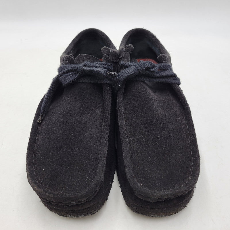 【中古品】【メンズ】 Clarks クラークス WALLABEE 21621 ワラビー シューズ 靴 164-260803-as-32-izu サイズ：US8.5 カラー：ブラック 万代Net店