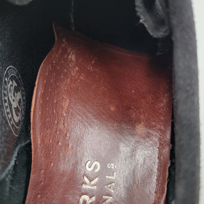 【中古品】【メンズ】 Clarks クラークス WALLABEE 21621 ワラビー シューズ 靴 164-260803-as-32-izu サイズ：US8.5 カラー：ブラック 万代Net店