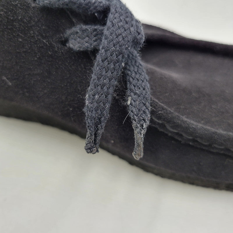 【中古品】【メンズ】 Clarks クラークス WALLABEE 21621 ワラビー シューズ 靴 164-260803-as-32-izu サイズ：US8.5 カラー：ブラック 万代Net店