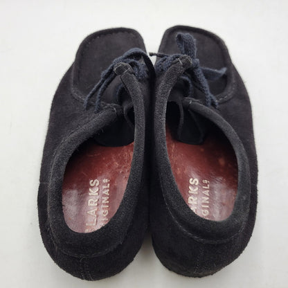 【中古品】【メンズ】 Clarks クラークス WALLABEE 21621 ワラビー シューズ 靴 164-260803-as-32-izu サイズ：US8.5 カラー：ブラック 万代Net店