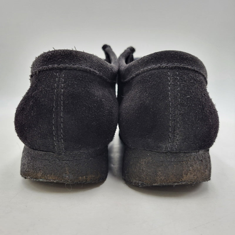【中古品】【メンズ】 Clarks クラークス WALLABEE 21621 ワラビー シューズ 靴 164-260803-as-32-izu サイズ：US8.5 カラー：ブラック 万代Net店
