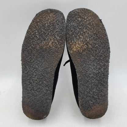【中古品】【メンズ】 Clarks クラークス WALLABEE 21621 ワラビー シューズ 靴 164-260803-as-32-izu サイズ：US8.5 カラー：ブラック 万代Net店