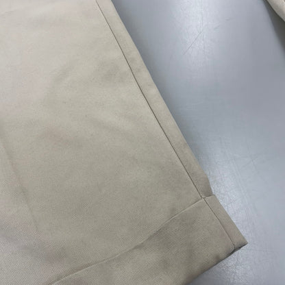【中古品】【メンズ】 PERRY ELLIS AMERICA ペリー エリス アメリカ 2TUCK SLACKS ツータック スラックス パンツ ボトムス ズボン 157-260807-cs-17-izu サイズ：32/32 カラー：アイボリー 万代Net店