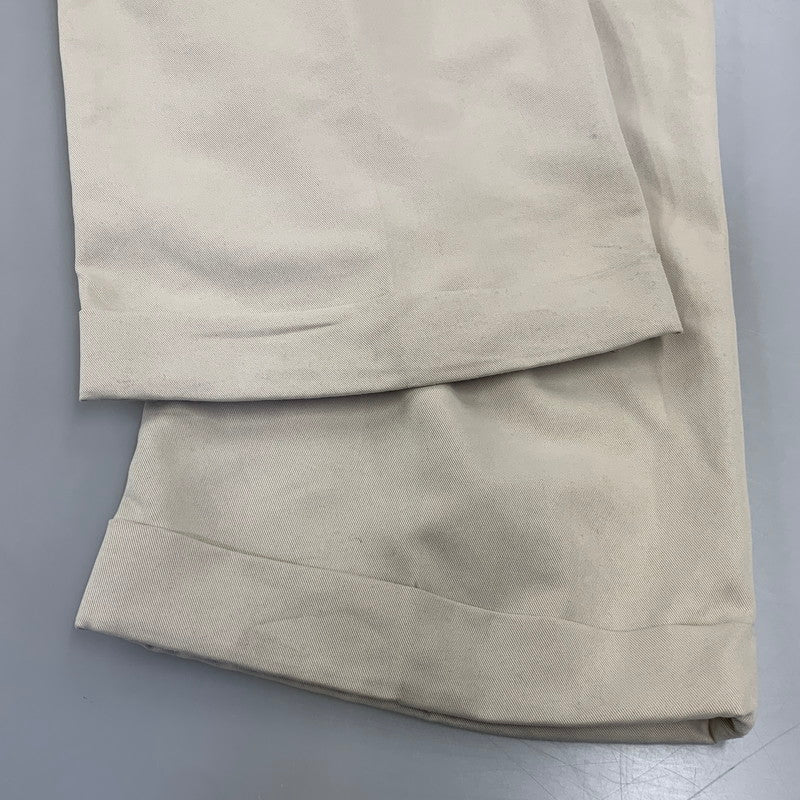 【中古品】【メンズ】 PERRY ELLIS AMERICA ペリー エリス アメリカ 2TUCK SLACKS ツータック スラックス パンツ ボトムス ズボン 157-260807-cs-17-izu サイズ：32/32 カラー：アイボリー 万代Net店