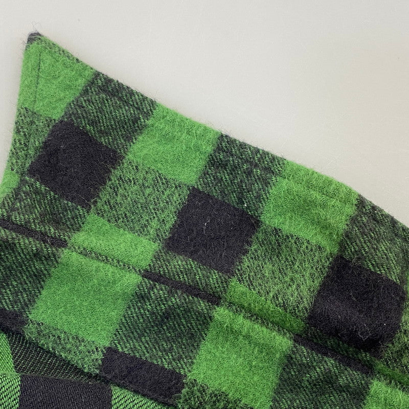 【中古品】【レディース】 A BATHING APE アベイシングエイプ FLANNEL CHECK SHIRT フランネル チェック シャツ トップス 長袖 168-260807-cs-04-izu サイズ：S カラー：グリーン×ブラック 万代Net店
