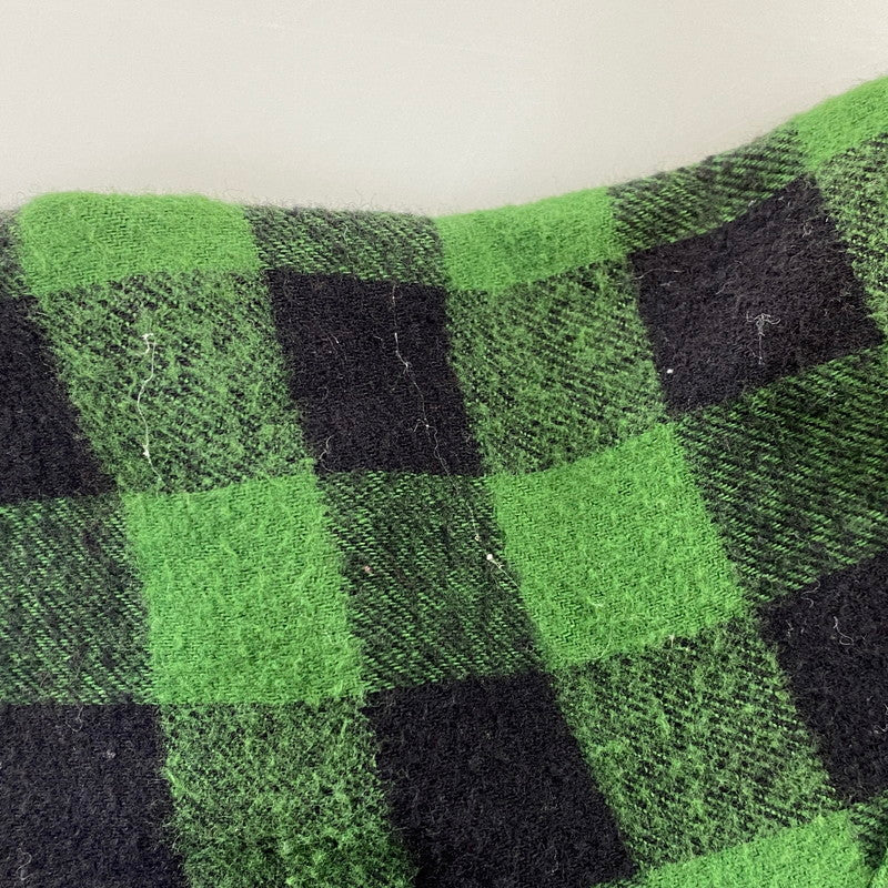 【中古品】【レディース】 A BATHING APE アベイシングエイプ FLANNEL CHECK SHIRT フランネル チェック シャツ トップス 長袖 168-260807-cs-04-izu サイズ：S カラー：グリーン×ブラック 万代Net店