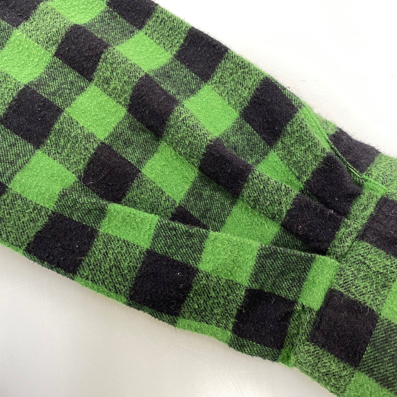 【中古品】【レディース】 A BATHING APE アベイシングエイプ FLANNEL CHECK SHIRT フランネル チェック シャツ トップス 長袖 168-260807-cs-04-izu サイズ：S カラー：グリーン×ブラック 万代Net店