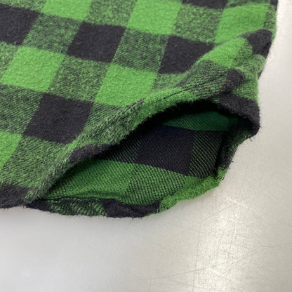 【中古品】【レディース】 A BATHING APE アベイシングエイプ FLANNEL CHECK SHIRT フランネル チェック シャツ トップス 長袖 168-260807-cs-04-izu サイズ：S カラー：グリーン×ブラック 万代Net店