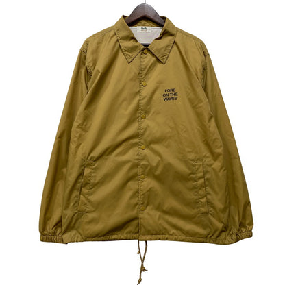 【中古品】【メンズ】 PACIFIC GOLF CLUB パシフィックゴルフクラブ PGC231OTR014RI FORE ON THE WAVES COACH JACKET コーチ ジャケット アウター 142-260807-cs-12-izu サイズ：L カラー：ベージュ 万代Net店