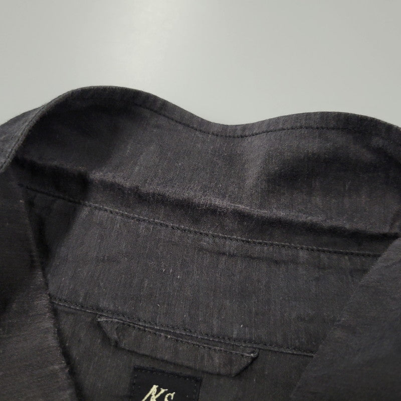 【中古品】【メンズ】 KAPTAIN SUNSHINE キャプテンサンシャイン KS9SSH03 REGULAR COLLAR SS SHIRT レギュラーカラー ショートスリーブ シャツ トップス 140-260812-kh-02-izu サイズ：38 カラー：ブラック 万代Net店