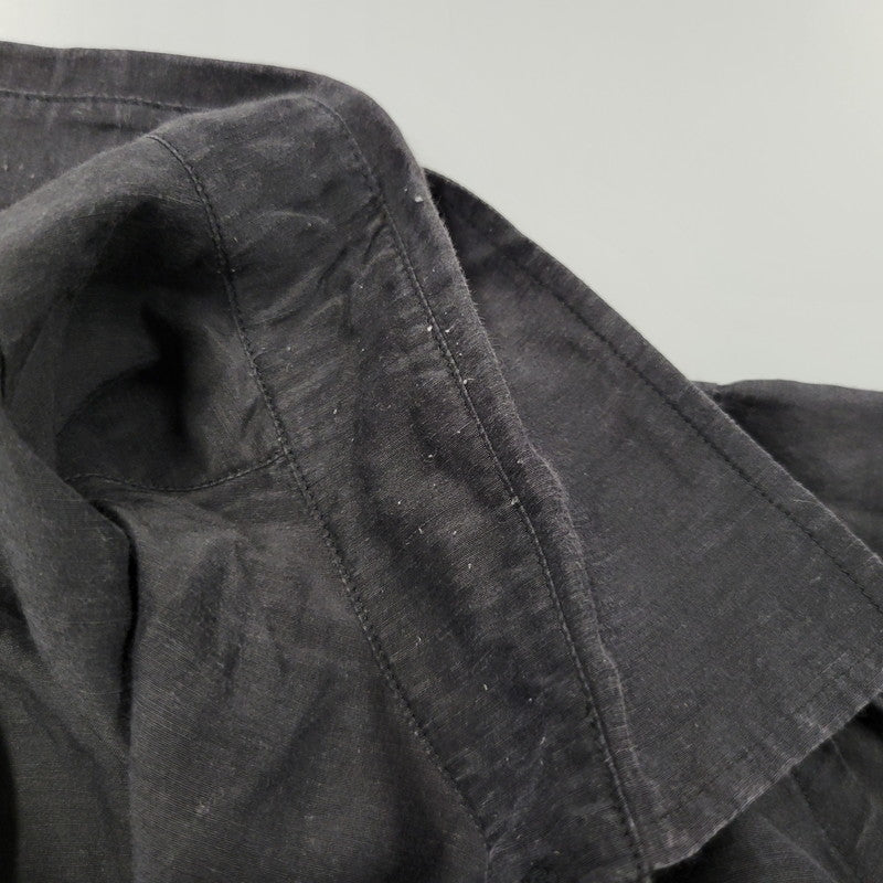 【中古品】【メンズ】 KAPTAIN SUNSHINE キャプテンサンシャイン KS9SSH03 REGULAR COLLAR SS SHIRT レギュラーカラー ショートスリーブ シャツ トップス 140-260812-kh-02-izu サイズ：38 カラー：ブラック 万代Net店