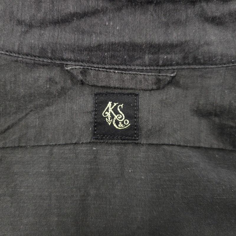 【中古品】【メンズ】 KAPTAIN SUNSHINE キャプテンサンシャイン KS9SSH03 REGULAR COLLAR SS SHIRT レギュラーカラー ショートスリーブ シャツ トップス 140-260812-kh-02-izu サイズ：38 カラー：ブラック 万代Net店
