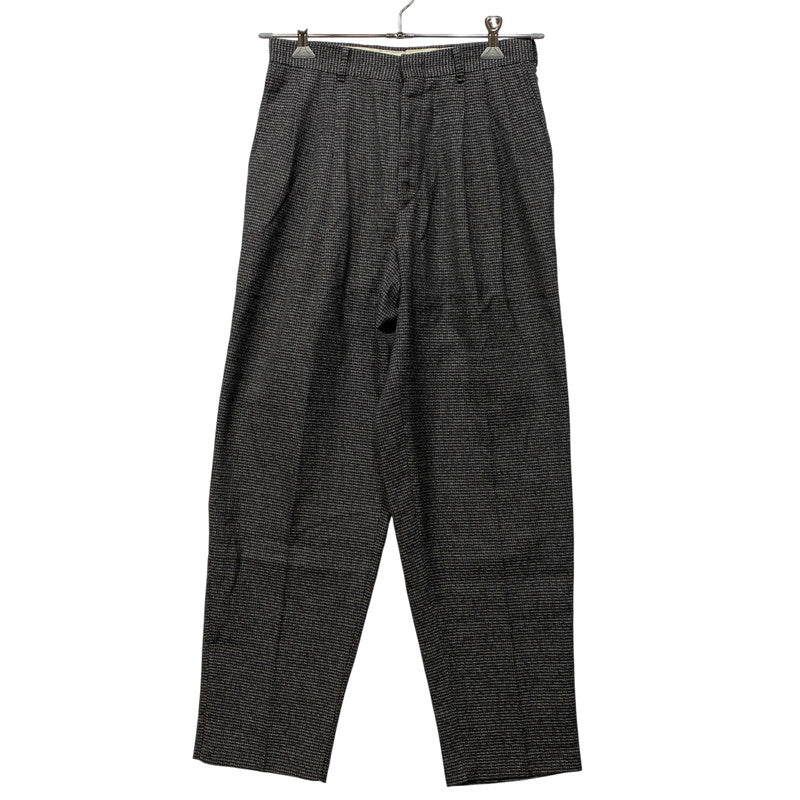 【中古品】【メンズ】 C.I.T.Y STREETS シティストリート USA製 90’S 3TUCK SLACKS スリータック スラックス パンツ ボトムス ズボン 157-260807-cs-08-izu サイズ：W29 カラー：グレー系 万代Net店